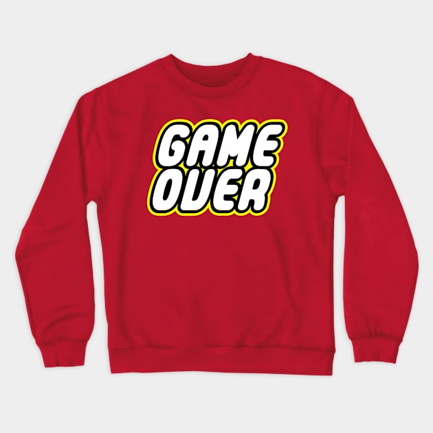 GAME OVER Crewneck Sweatshirt by Lazarino